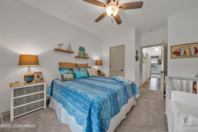1308 Haxby Ct, Columbia, MO 65201 - bedroom featuring carpet and ceiling fan