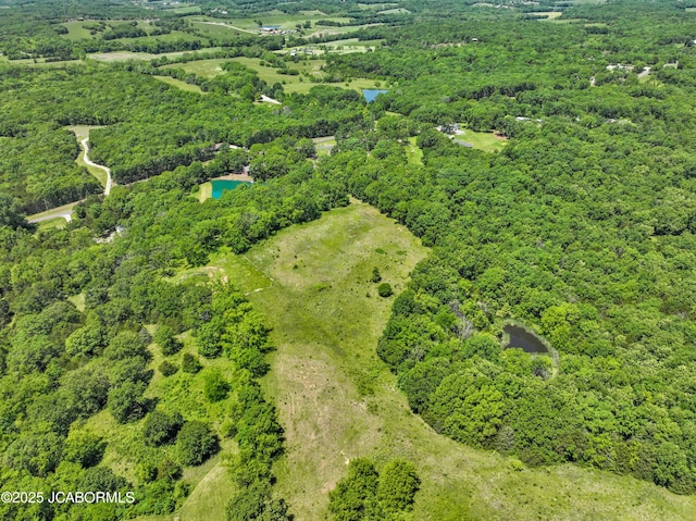 29311 State Highway Pp, California, MO 65018 - aerial view of property and surrounding area featuring a forest