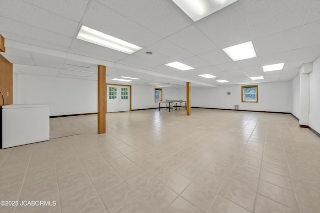 29311 State Highway Pp, California, MO 65018 - spare room featuring a paneled ceiling and baseboards