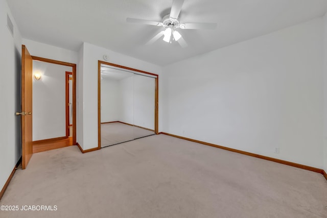 29311 State Highway Pp, California, MO 65018 - unfurnished bedroom with carpet flooring, a closet, and baseboards