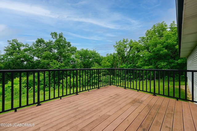 7165 E Hartman Rd, Hartsburg, MO 65039 - view of wooden terrace