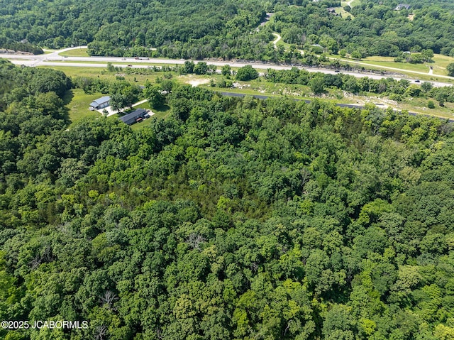 7165 E Hartman Rd, Hartsburg, MO 65039 - drone / aerial view of a heavily wooded area