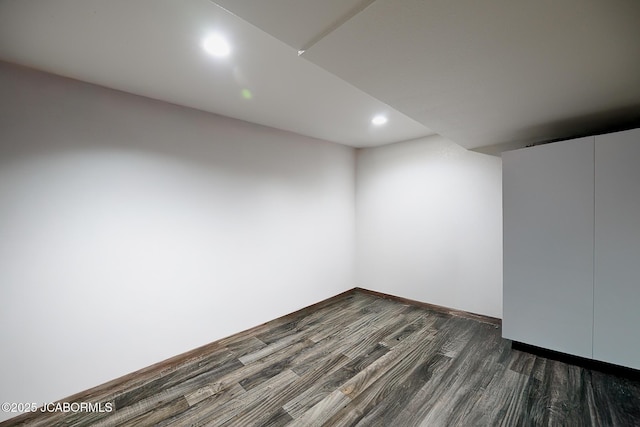 7165 E Hartman Rd, Hartsburg, MO 65039 - bonus room with dark wood-style floors and recessed lighting