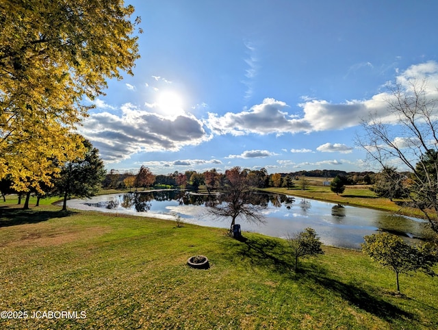 property view of water