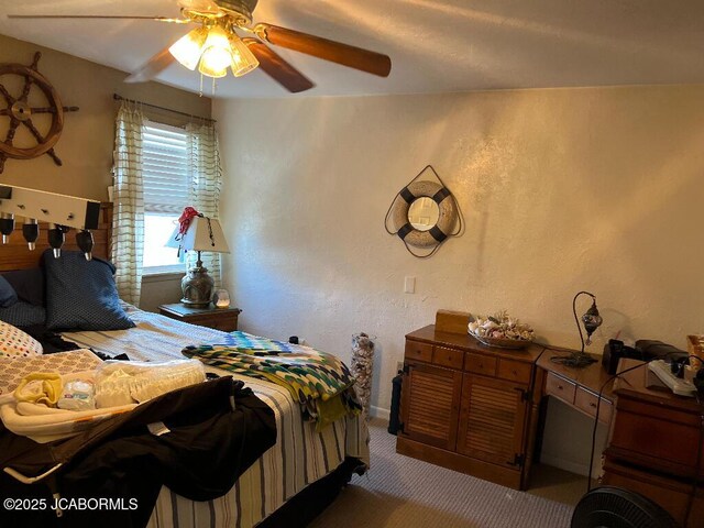 200 Sondra Ave, Columbia, MO 65202 - carpeted bedroom featuring baseboards and a ceiling fan