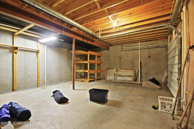 1101 E Maplewood Ct, Jefferson City, MO 65109 - view of unfinished below grade area