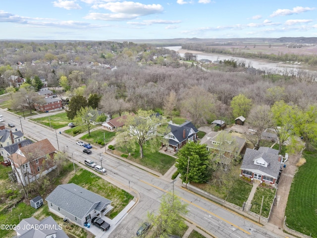 1400 W Main St, Jefferson City, MO 65101 - aerial view of residential area featuring a large body of water