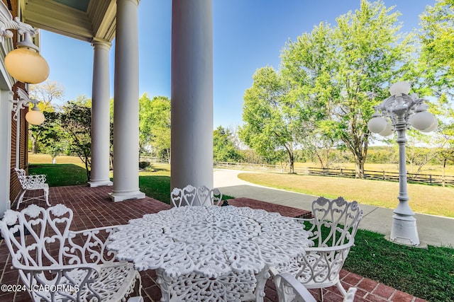 view of patio