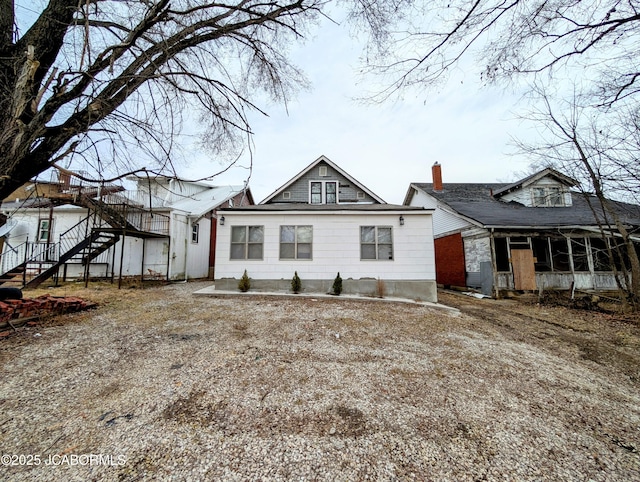 view of front of home