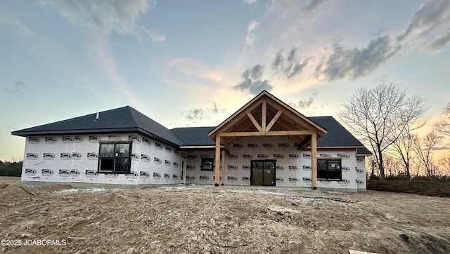 view of property under construction