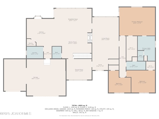 4205 Grant Ln, Columbia, MO 65203 - view of floor plan / room layout