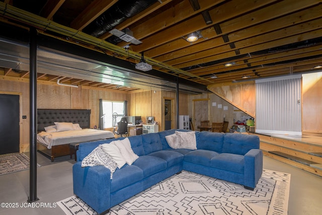 view of living area