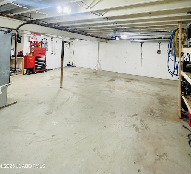 909 E Jefferson St, Linn, MO 65051 - view of unfinished below grade area