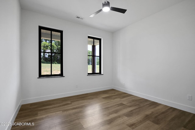 5306 Tebbetts View Dr, Tebbetts, MO 65080 - unfurnished room featuring ceiling fan and wood finished floors