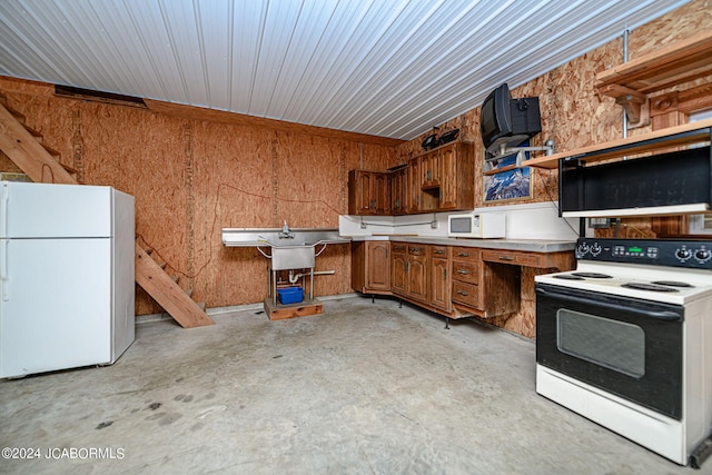 kitchen with white appliances