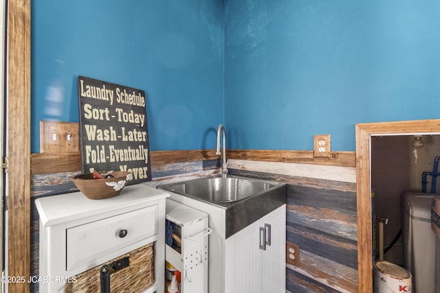 6733 Rocking Horse Ln, Fulton, MO 65251 - kitchen featuring a sink and white cabinetry