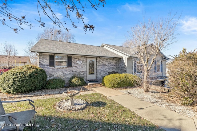 view of ranch-style home