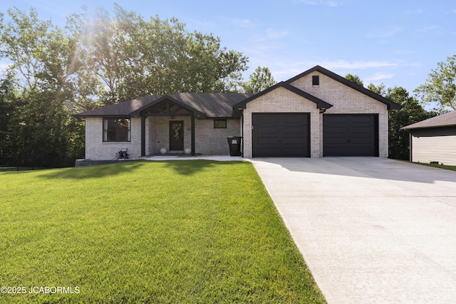 1330 Summerfield Dr, Jefferson City, MO 65109 - view of front of property with an attached garage, driveway, and brick siding