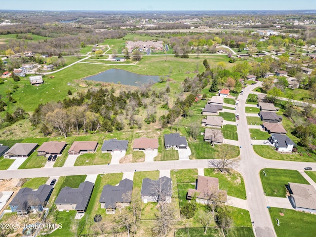 5405 Kenview Dr, Jefferson City, MO 65109 - drone / aerial view with a residential view and a water view