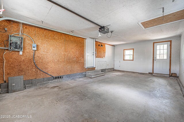 115 Middle St, Moberly, MO 65270 - garage with a garage door opener