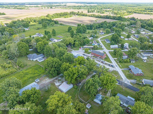115 Middle St, Moberly, MO 65270 - aerial view of property and surrounding area featuring rural landscape