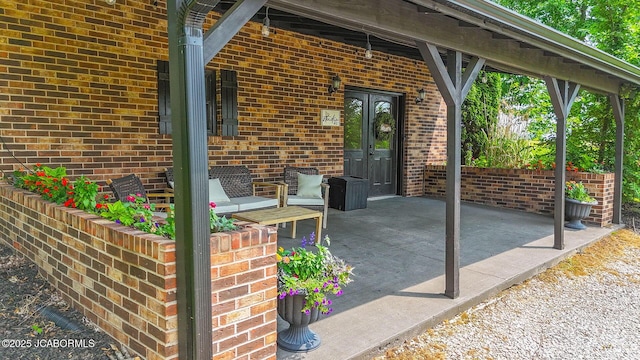 140 County Road 412, Fayette, MO 65248 - view of patio with french doors