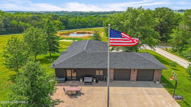 140 County Road 412, Fayette, MO 65248 - view from above of property with a nearby body of water
