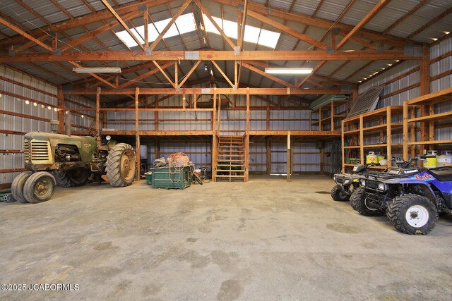 140 County Road 412, Fayette, MO 65248 - garage featuring metal wall