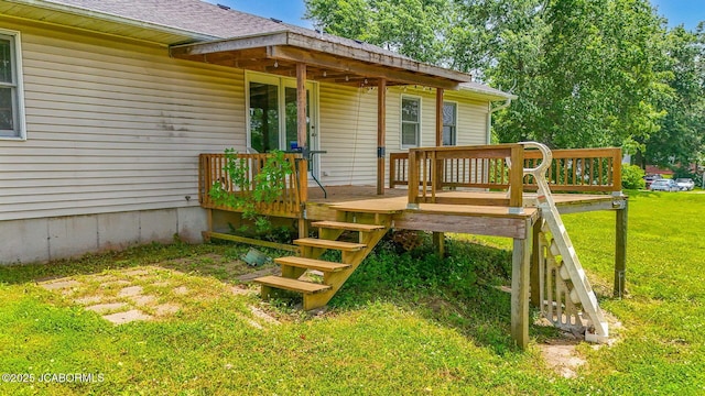 3861 State Road H, Fulton, MO 65251 - deck featuring a yard