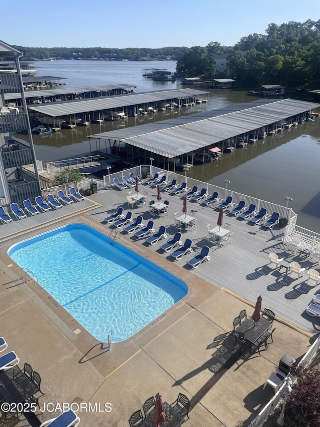 5655 Nichols Rd Unit D-406, Osage Beach, MO 65065 - community pool featuring a water view