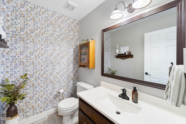 1548 Skyview, Holts Summit, MO 65043 - bathroom with toilet, vanity, and wood finished floors