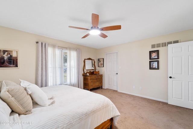 1548 Skyview, Holts Summit, MO 65043 - bedroom with light colored carpet, baseboards, and a ceiling fan