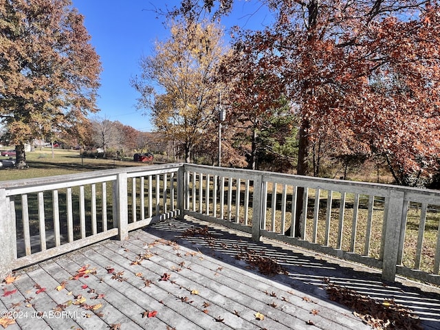 view of deck