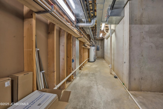 1503 State Highway Z, Centertown, MO 65023 - unfinished basement featuring gas water heater