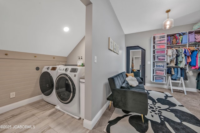1503 State Highway Z, Centertown, MO 65023 - clothes washing area featuring washer and clothes dryer and baseboards