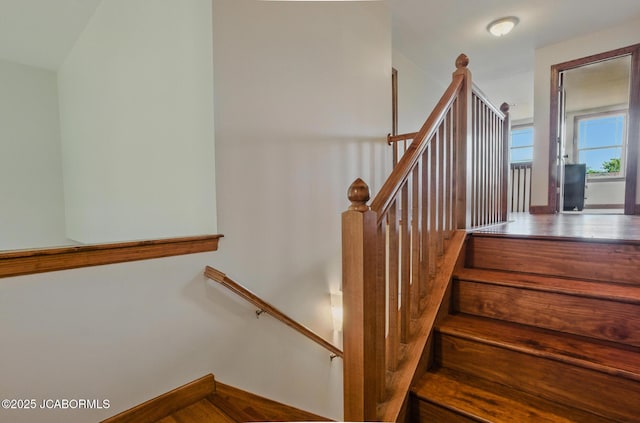 5004 Bates Creek Ct, Columbia, MO 65201 - staircase with baseboards