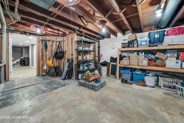 2213 Tanner Bridge Rd, Jefferson City, MO 65101 - view of unfinished basement