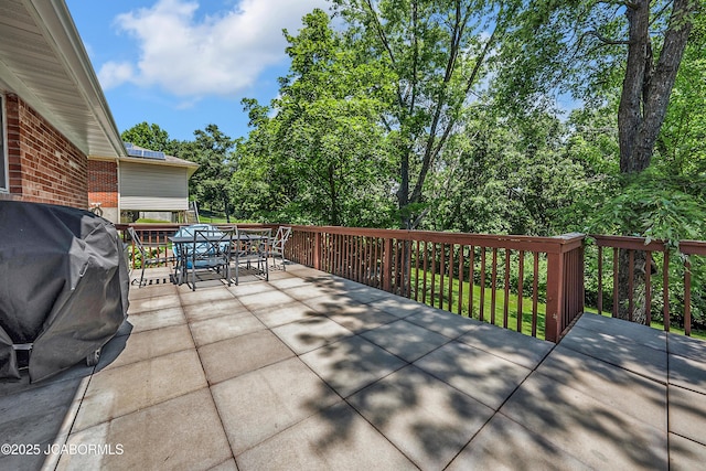 2213 Tanner Bridge Rd, Jefferson City, MO 65101 - view of patio with outdoor dining space and area for grilling