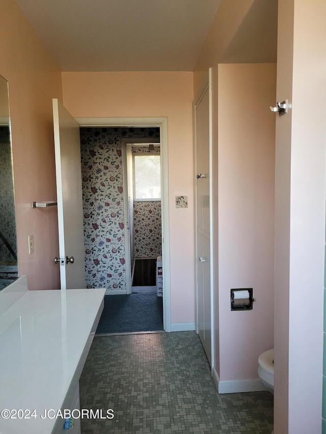 bathroom with toilet