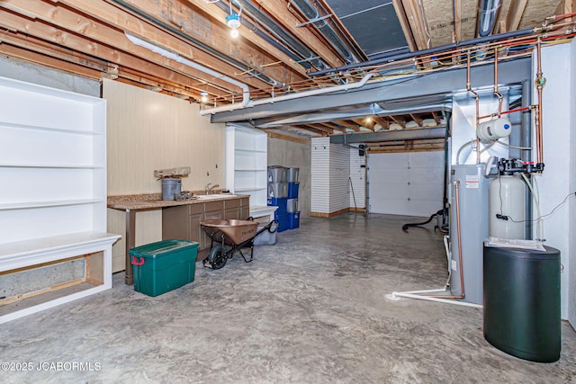 6002 Sterling Ridge Rd, Jefferson City, MO 65101 - unfinished below grade area with a sink