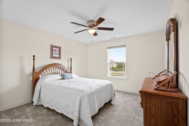 5111 Democracy Dr, Ashland, MO 65010 - carpeted bedroom featuring baseboards and ceiling fan