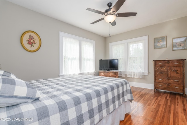 1311 Elmerine Ave, Jefferson City, MO 65101 - bedroom featuring wood finished floors and ceiling fan