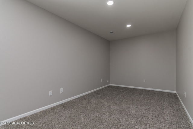 5705 Summerfield Ct, Jefferson City, MO 65109 - unfurnished room featuring dark colored carpet and recessed lighting