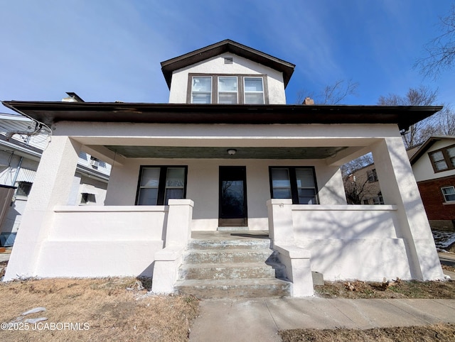 view of front of house with a porch