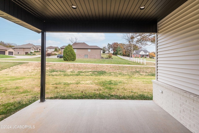 5607 Birch Creek Ln, Jefferson City, MO 65101 - view of patio with a residential view