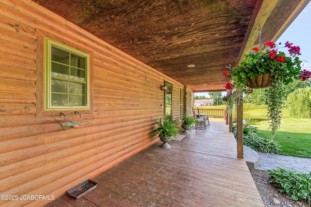 4604 County Rd 115, Fulton, MO 65251 - view of wooden porch