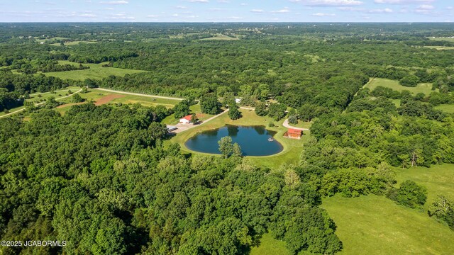 4604 County Rd 115, Fulton, MO 65251 - aerial overview of property's location with a forest and a nearby body of water