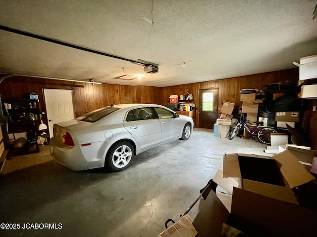 700 S Bowling St, California, MO 65018 - garage with wooden walls