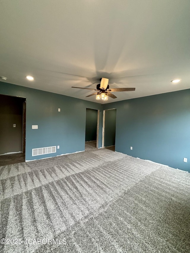 209 Gavin Ln, Linn, MO 65051 - carpeted spare room featuring ceiling fan and recessed lighting