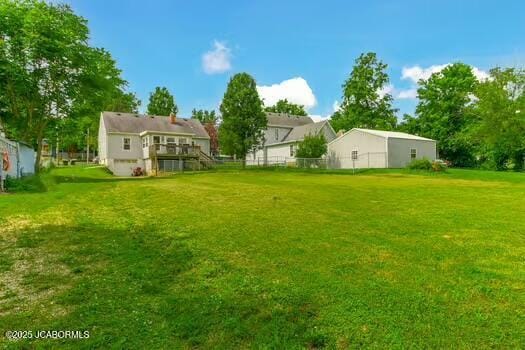 409 E 9th St, Fulton, MO 65251 - view of grassy yard featuring stairs